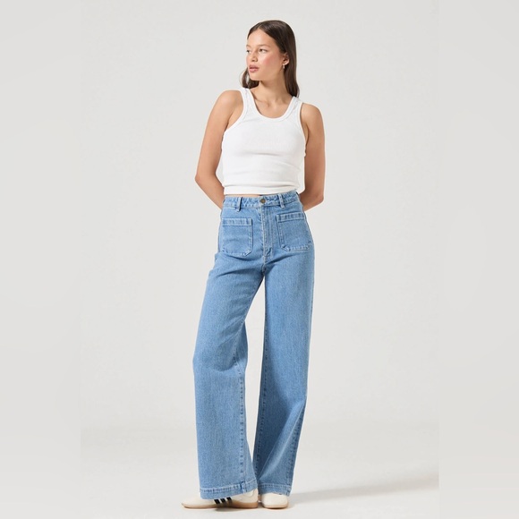 ROLLA’S Sailor Jean Long  High Rise Wide Leg Jeans 28 - Picture 1 of 14